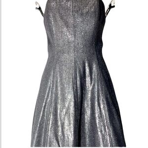 Tracy Reese GUNMETAL DAZZLIN Formal Prom Wedding Event Cocktail Occasion Special